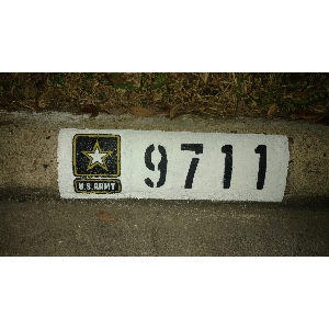 Military Logo Curb